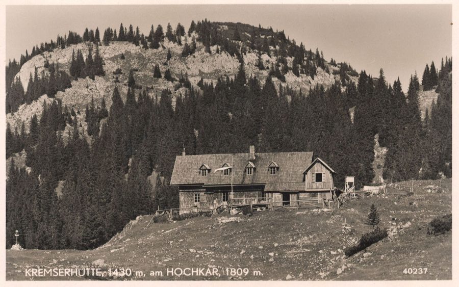 Schutzhaus Hochkar - anno dazumal